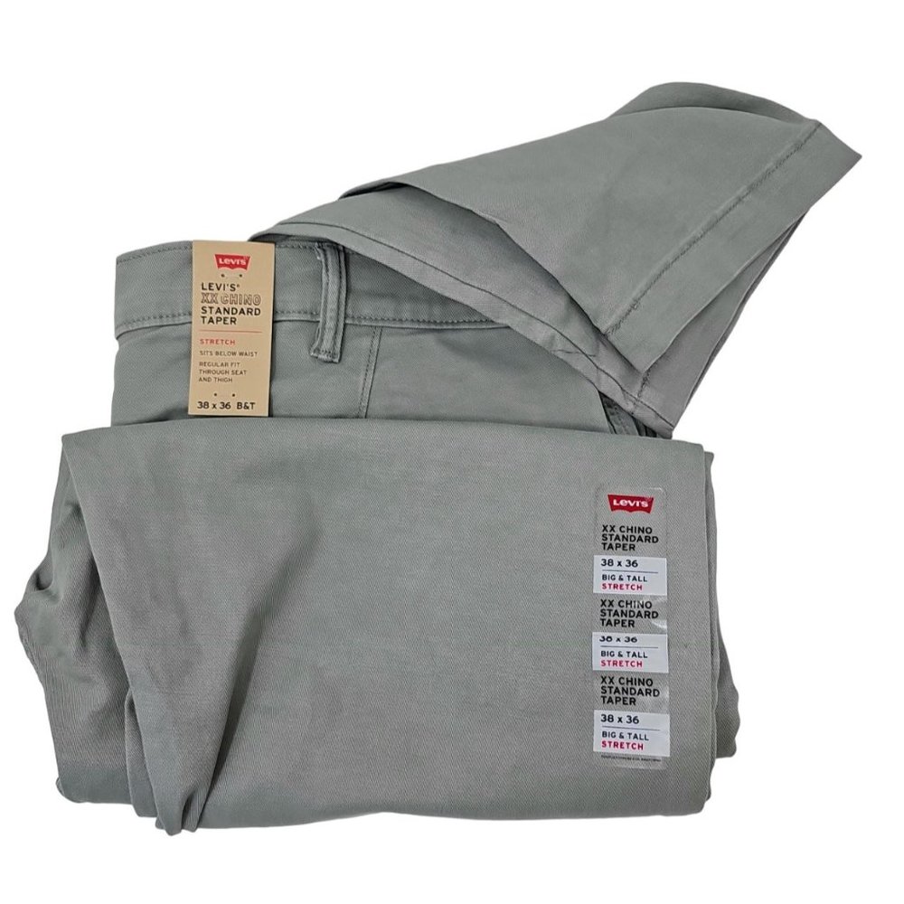 Levi's Mens XX Chino Standard Taper Pants 38x36 Big and Tall - Picture 3 of 4